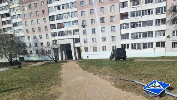 Водитель с 4,2 промилле влетел в дорожный знак и сбил пешехода в Минске - Sputnik Беларусь