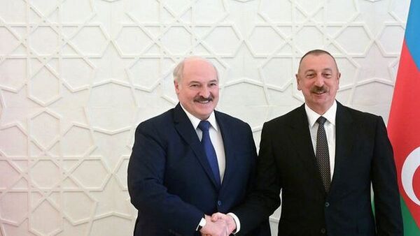 Встреча президентов Беларуси и Азербайджана Александра Лукашенко и Ильхама Алиева в Баку - Sputnik Беларусь