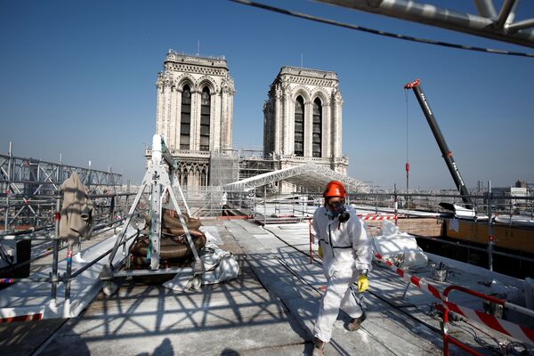 Реконструкция собора Парижской Богоматери  - Sputnik Беларусь