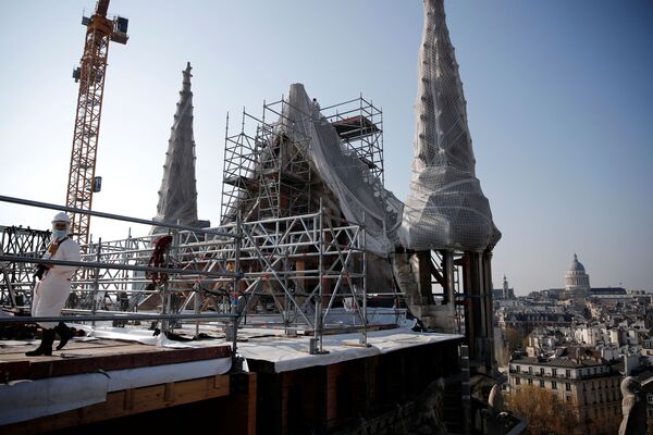 Реконструкция собора Парижской Богоматери  - Sputnik Беларусь