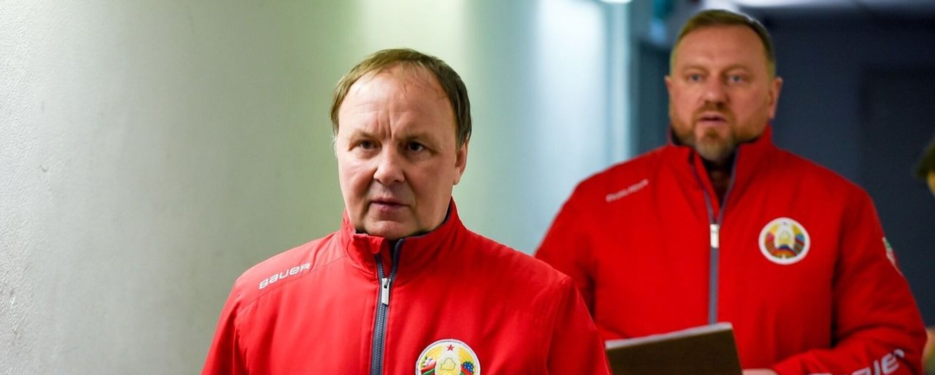 Главный тренер сборной Беларуси по хоккею Михаил Захаров - Sputnik Беларусь, 1920, 14.05.2021