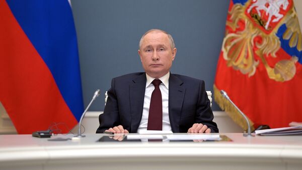 Президент РФ В. Путин выступил на онлайн-саммите по климату - Sputnik Беларусь