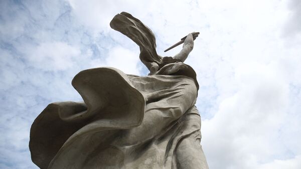 Монумент Родина-мать зовет! на Мамаевом кургане посетили представители министерства культуры - Sputnik Беларусь