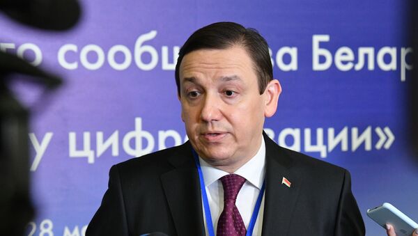 Министр информации Владимир Перцов - Sputnik Беларусь