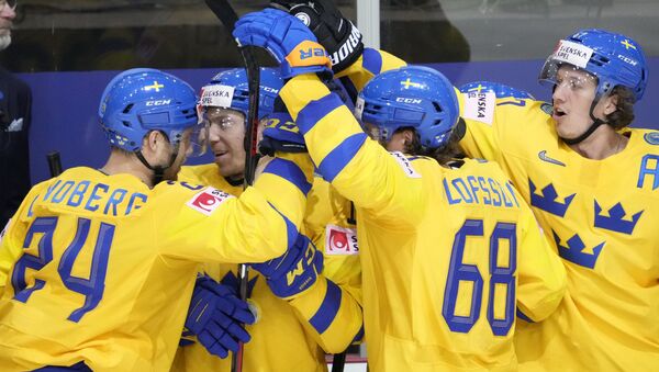 Победа команды Швеции на чемпионате мира по хоккею  - Sputnik Беларусь