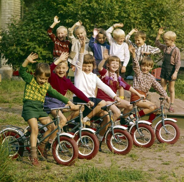 Воспитанники одного из детских садов Ленинграда, 1979-й. - Sputnik Беларусь