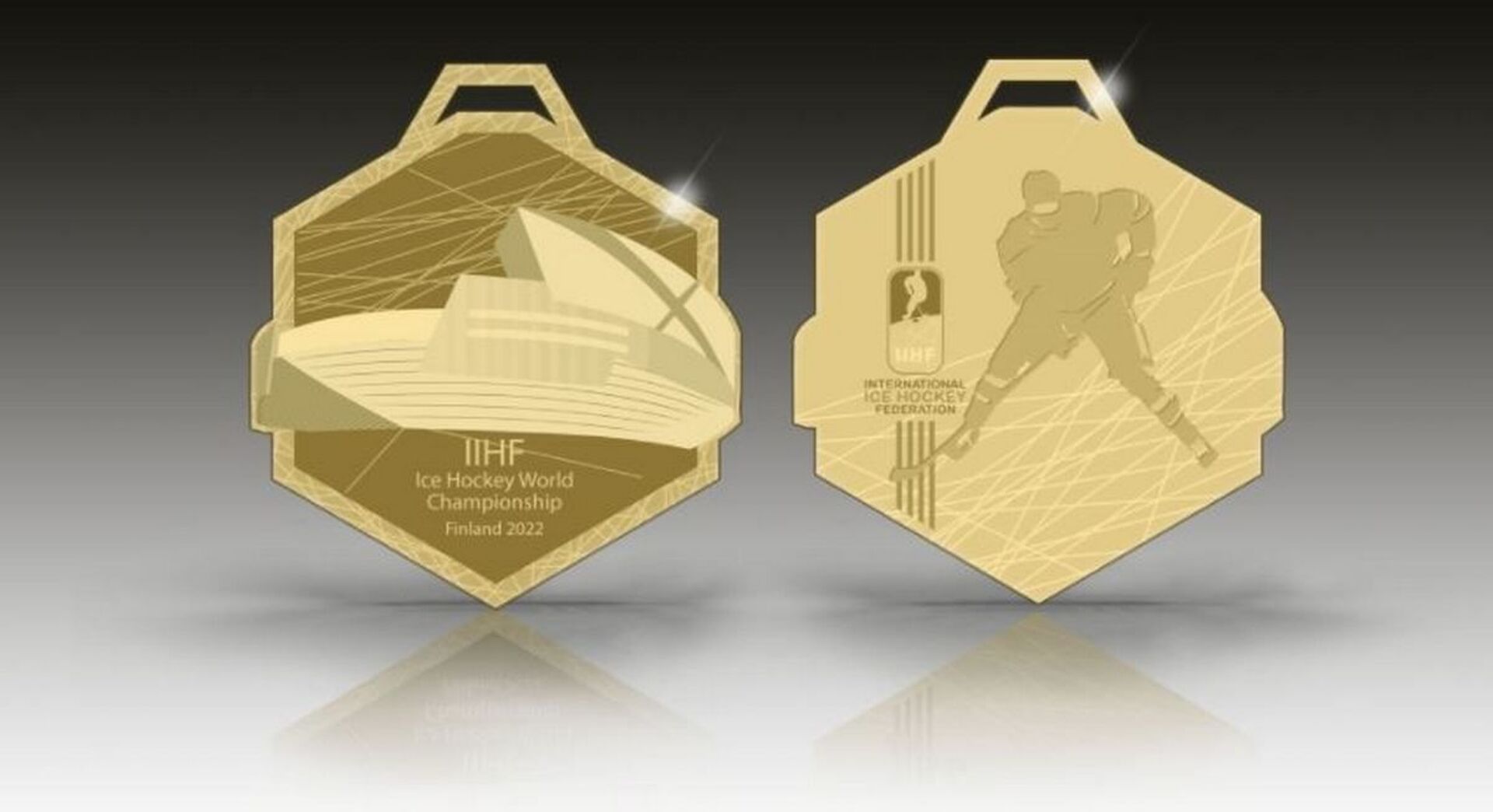 Золотая медаль чемпионата мира по хоккею-2022 в Финляндии - Sputnik Беларусь, 1920, 29.06.2021