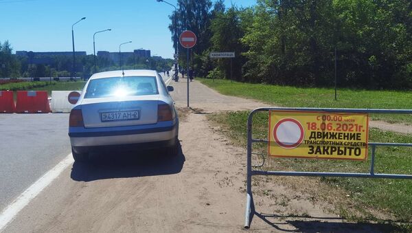 В Новополоцке закрыли единственный мост через Западную Двину  - Sputnik Беларусь