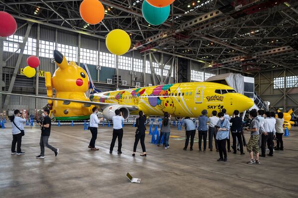 Самолет является частью нового проекта компании Pokémon Flying Pikachu Project, который направлен на стимулировании туризма в Окинаве, префектуре Японии, расположенной на нескольких островах.  - Sputnik Беларусь