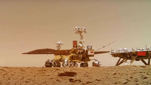 Китай опубликовал новые кадры с Марса - видео - Sputnik Беларусь