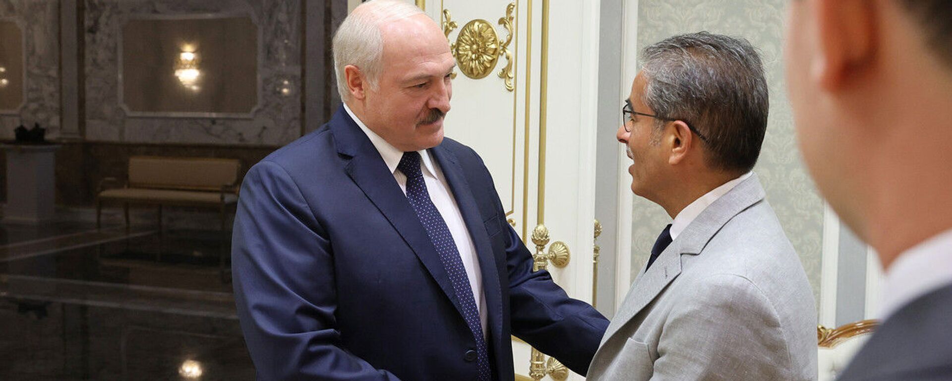 Александр Лукашенко 28 июня встретился с исполнительным директором компании Emaar Properties Мухаммедом аль-Аббаром - Sputnik Беларусь, 1920, 28.06.2021