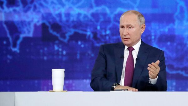 Прямая линия с президентом РФ Владимиром Путиным - Sputnik Беларусь