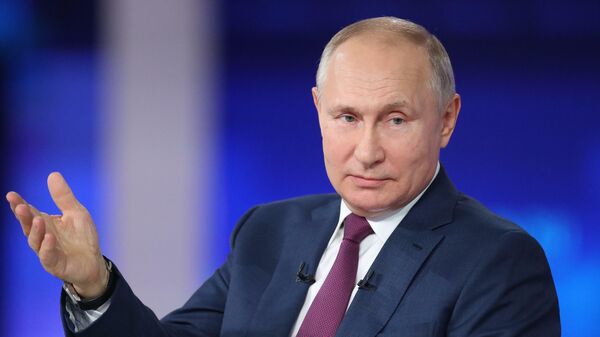 Прямая линия с Владимиром Путиным - Sputnik Беларусь