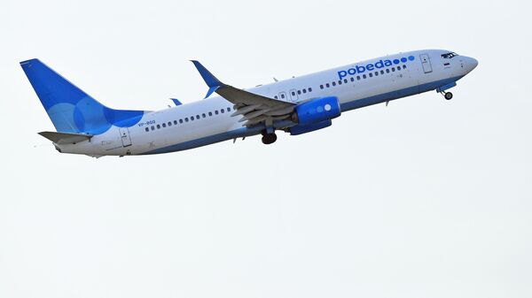 Самолет Boeing 737-8MC авиакомпании Победа - Sputnik Беларусь