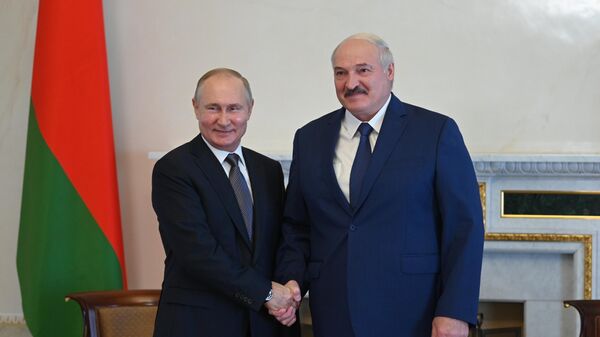 Рабочая встреча президента РФ В. Путина с президентом Беларуси А. Лукашенко - Sputnik Беларусь
