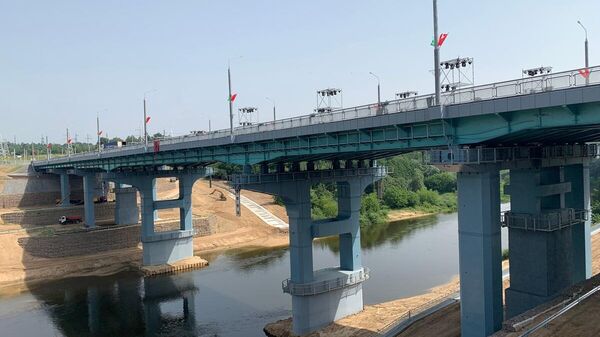 Восточный мост через Неман в Гродно станет одним из самых высоких в стране. - Sputnik Беларусь