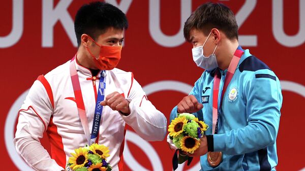 Награждение тяжелоталетов на Олимпиаде в Токио - Sputnik Беларусь