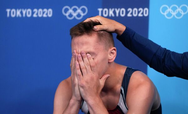 А такой была реакция, когда белорус узнал о своей победе на Олимпийских Играх в Токио. - Sputnik Беларусь