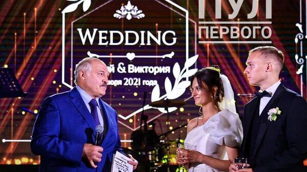 Свадьба старшей внучки президента Беларуси Александра Лукашенко Виктории - Sputnik Беларусь