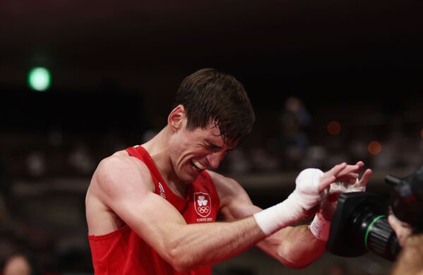 Ирландский боксер Эйдан Уолш на Олимпиаде-2020 в Токио  - Sputnik Беларусь