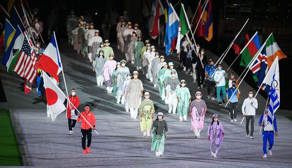 Спортсмены со всего мира в японской столице собрались вместе впервые с начала пандемии. - Sputnik Беларусь
