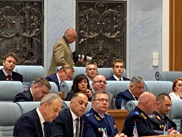 Младший сын президента Беларуси Николай слушал &quot;Большой разговор&quot; отца с журналистами, который состоялся 9 августа 2021 года. - Sputnik Беларусь