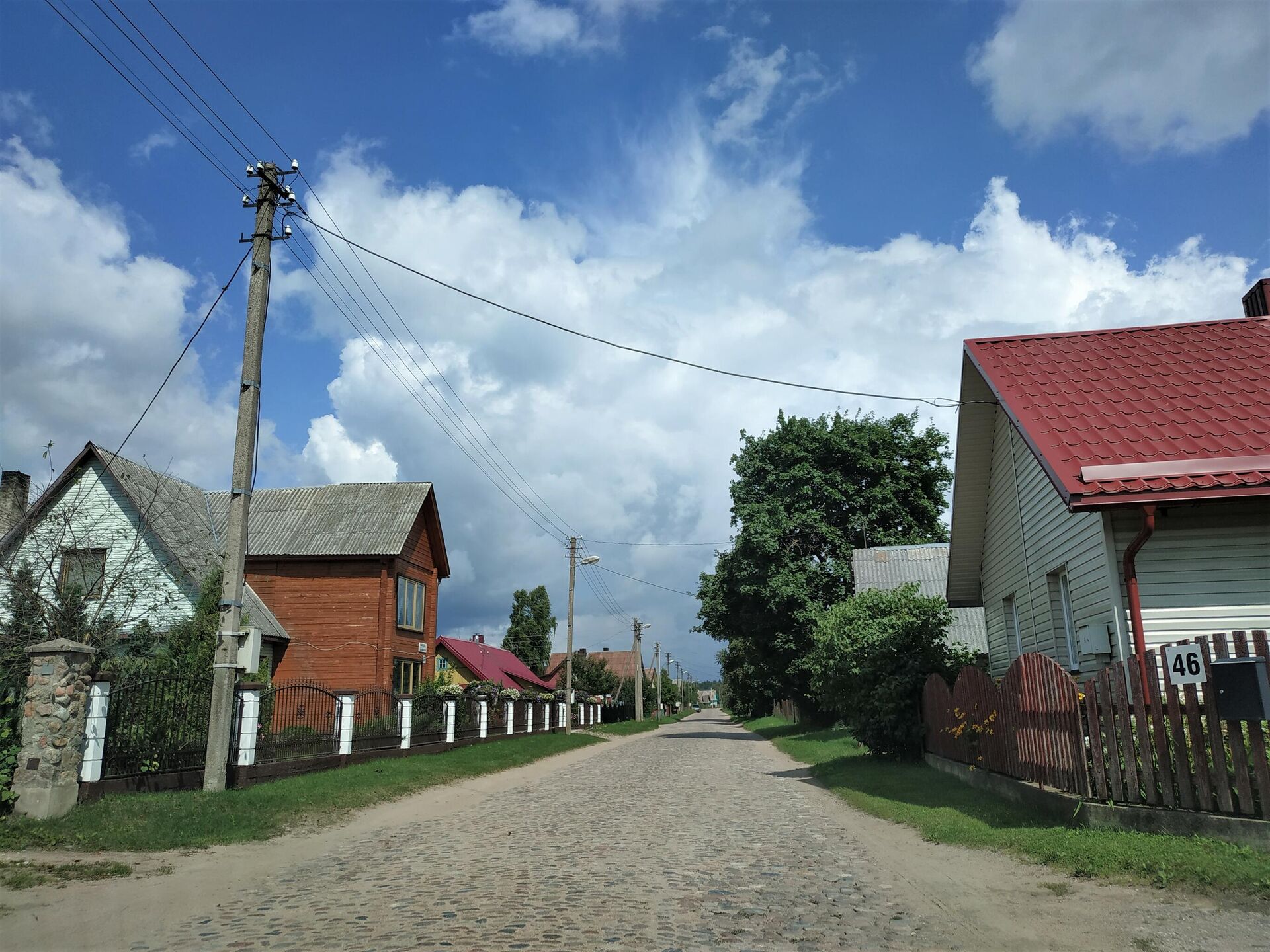 Улица в деревне Руднинкай в Шальчининкайском районе Литвы - Sputnik Беларусь, 1920, 27.08.2021