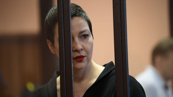 Мария Колесникова на оглашении приговора - Sputnik Беларусь
