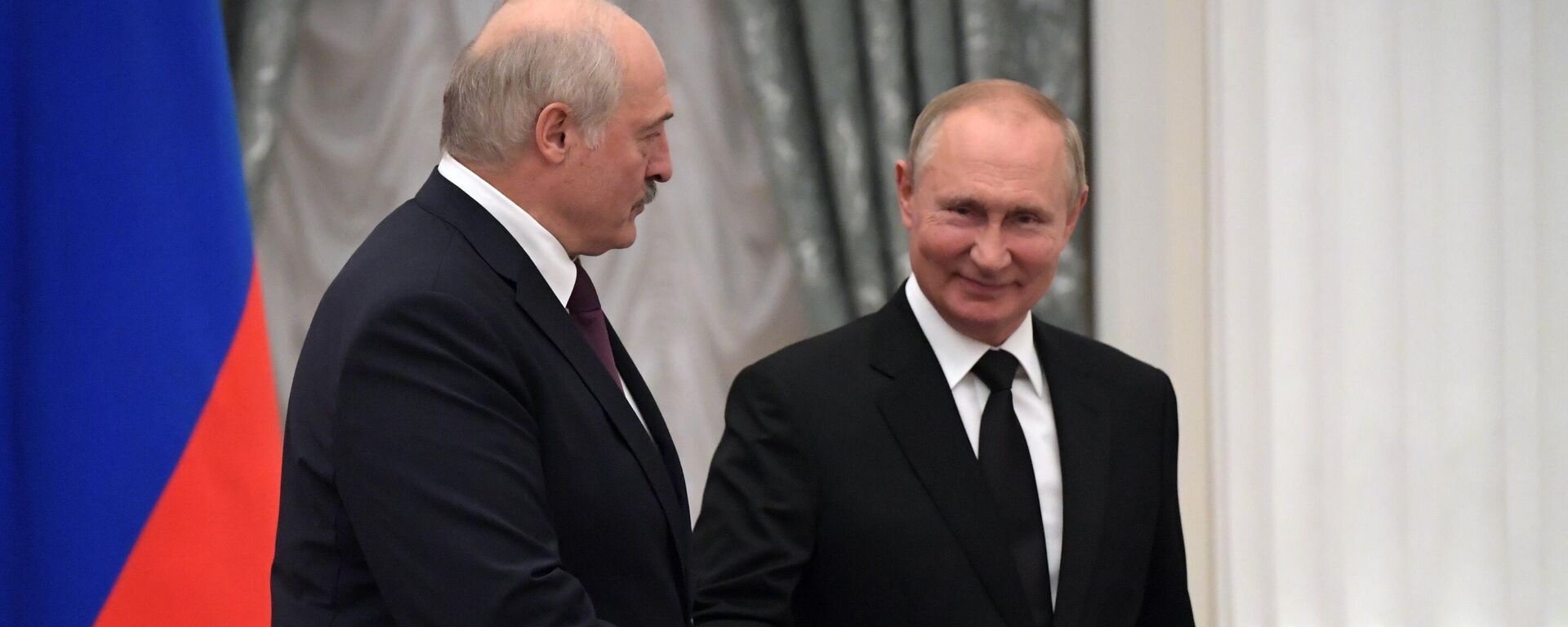  Президент РФ Владимир Путин и президент Беларуси Александр Лукашенко - Sputnik Беларусь, 1920, 13.12.2021