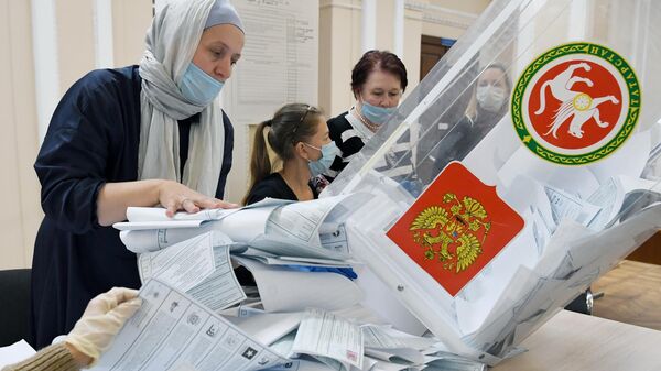 Подсчет голосов на выборах в единый день голосования - Sputnik Беларусь