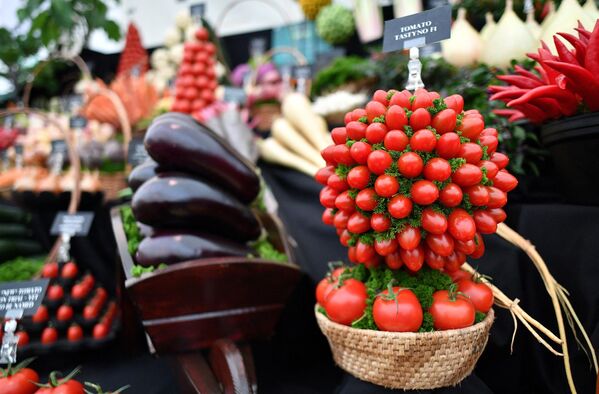 Потрясающие овощные букеты украсили самое знаменитое цветочное шоу в мире. - Sputnik Беларусь