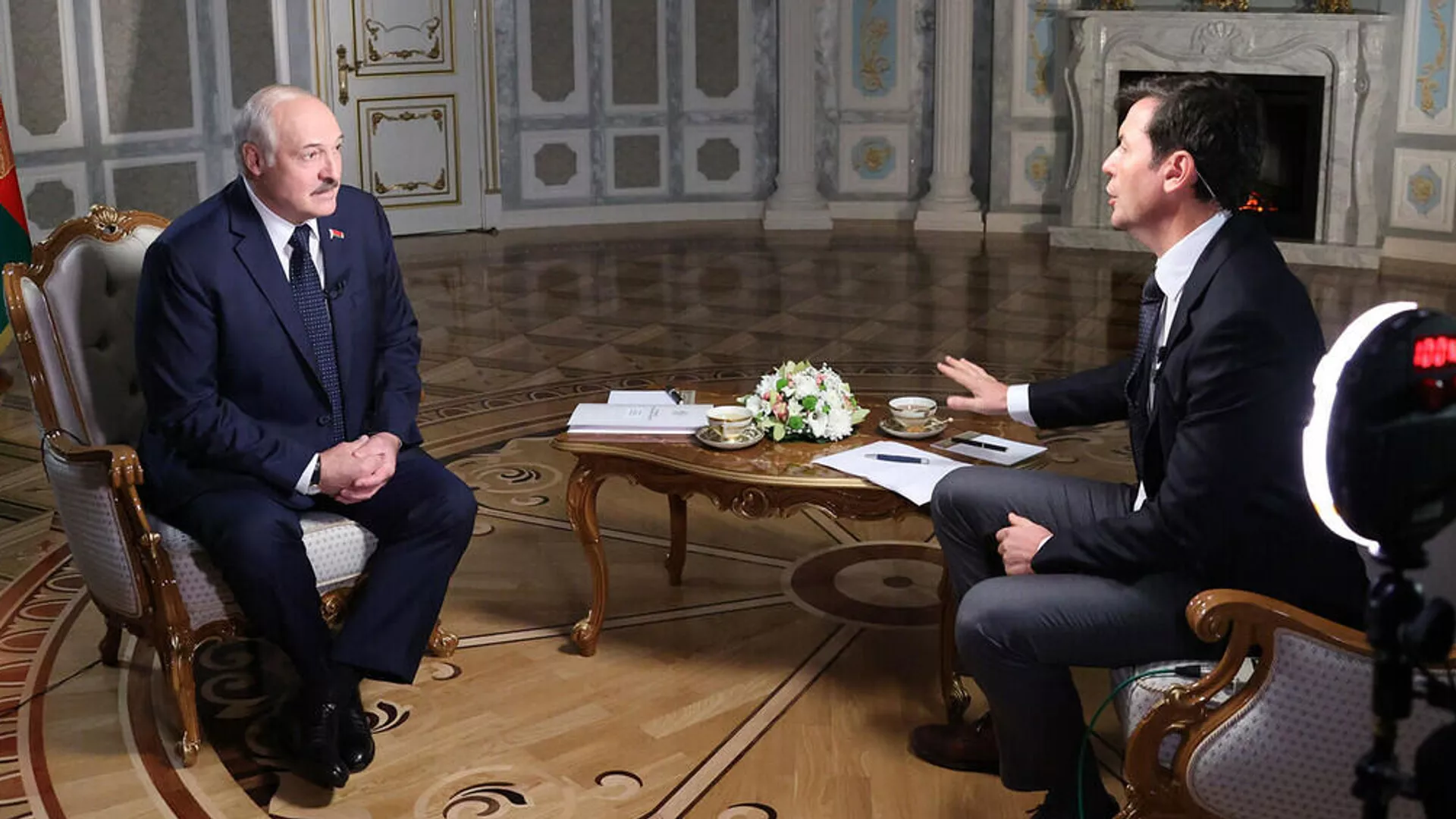 Президент Беларуси Александр Лукашенко дал интервью американской телекомпании CNN - Sputnik Беларусь, 1920, 30.09.2021
