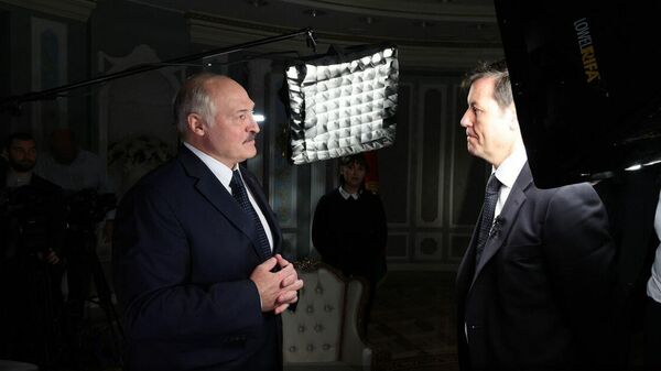 Президент Беларуси Александр Лукашенко дал интервью американской телекомпании CNN - Sputnik Беларусь