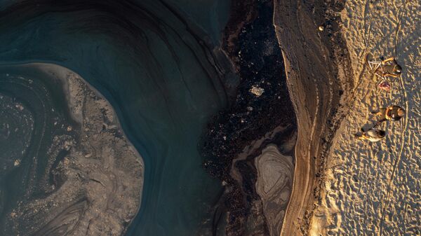 Разлив нефти у побережья Калифорнии - Sputnik Беларусь