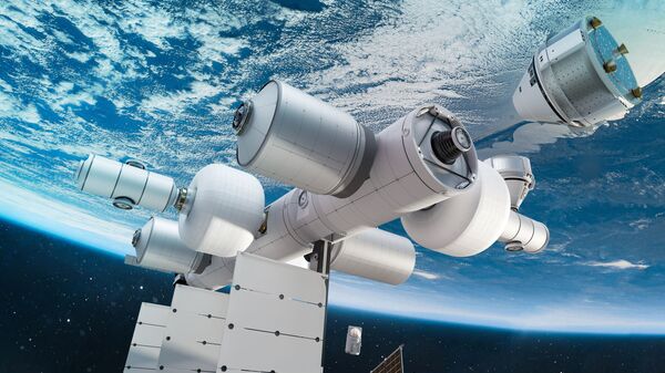 Облик будущей коммерческой космической станции США Orbital Reef - Sputnik Беларусь