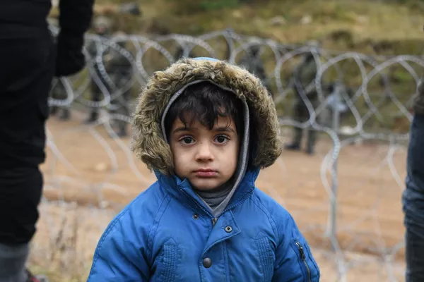 Дети-беженцы на белорусско-литовской границе - Sputnik Беларусь