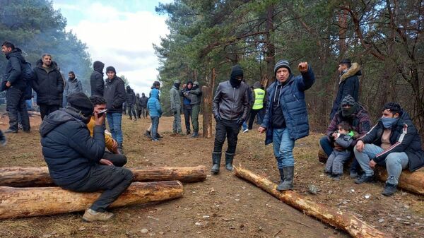 Мигрантам привезли дрова - Sputnik Беларусь