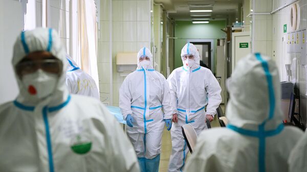 Отделение для пациентов с коронавирусом в больнице - Sputnik Беларусь