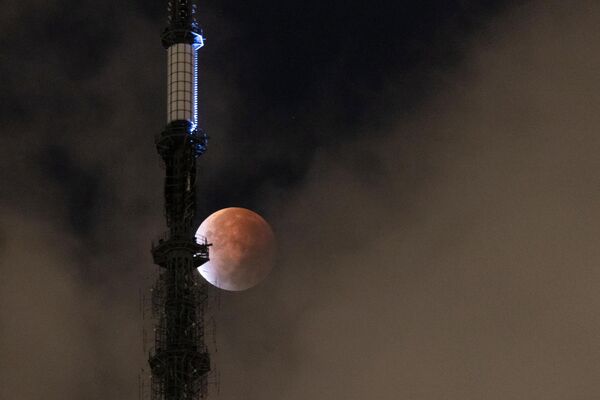 Ноябрьское полнолуние также называют &quot;Кровавая Луна&quot;. - Sputnik Беларусь