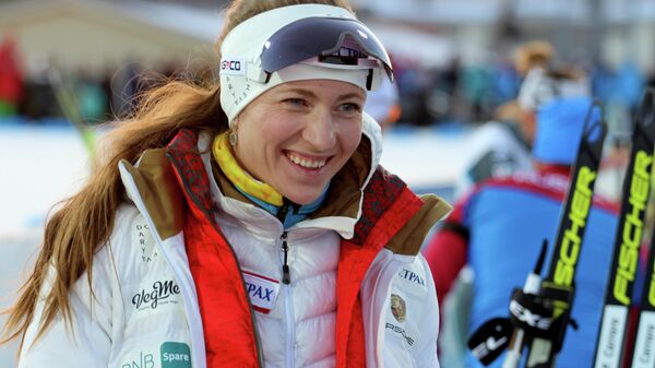 Белорусская биатлонистка Дарья Домрачева - Sputnik Беларусь