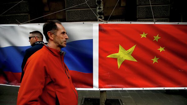 Флаги России и Китая - Sputnik Беларусь