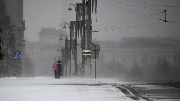 Снег у Мінску - Sputnik Беларусь