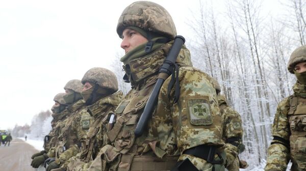 Тренировки украинских силовиков в рамках операции Полесье - Sputnik Беларусь