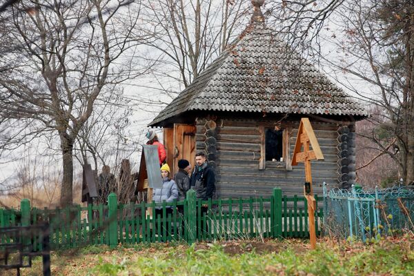 Часовня на кладбище в деревне Бёхово. - Sputnik Беларусь