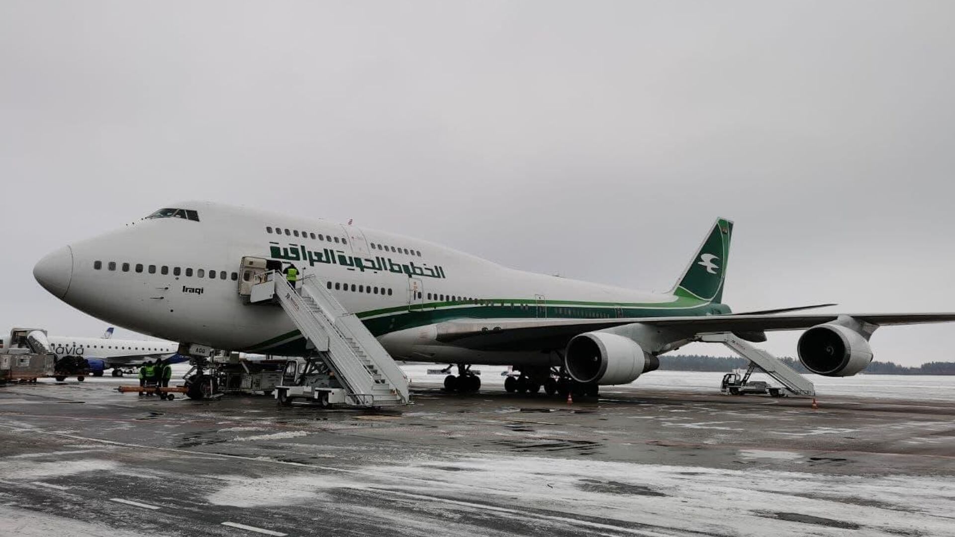 Boeing 747-400 Iraqi Airways вылетел из Национального аэропорта Минск в Эрбиль - Sputnik Беларусь, 1920, 07.12.2021