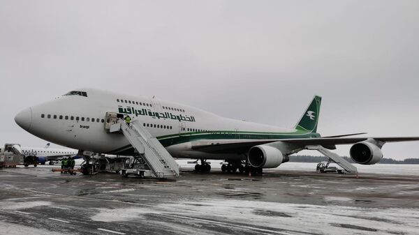Boeing 747-400 Iraqi Airways вылетел из Национального аэропорта Минск в Эрбиль - Sputnik Беларусь