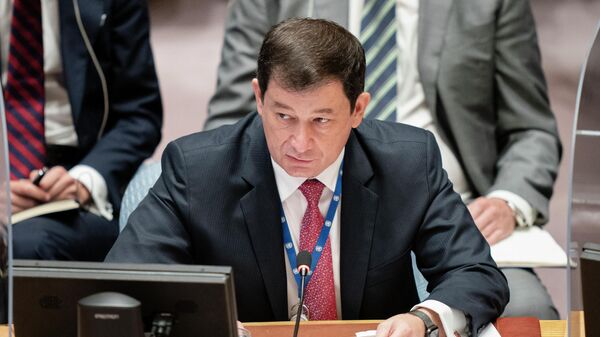 Первый заместитель постоянного представителя России при ООН Дмитрий Полянский - Sputnik Беларусь