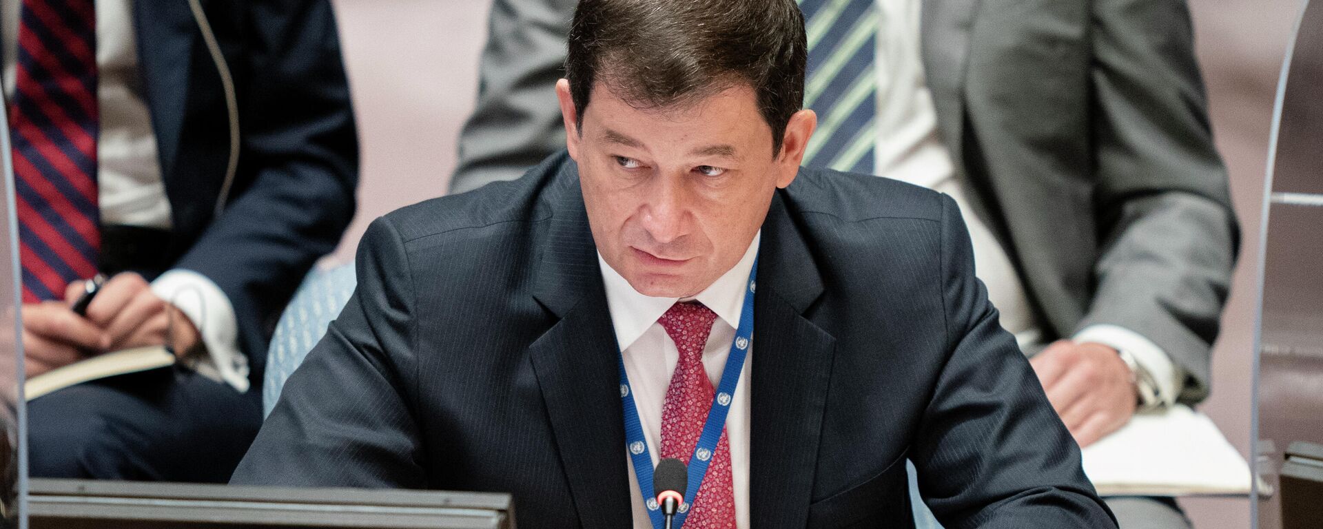 Первый заместитель постоянного представителя России при ООН Дмитрий Полянский - Sputnik Беларусь, 1920, 27.08.2025