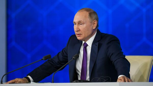 Ежегодная пресс-конференция президента России Владимира Путина - Sputnik Беларусь