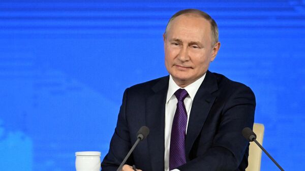 Ежегодная пресс-конференция президента России Владимира Путина - Sputnik Беларусь